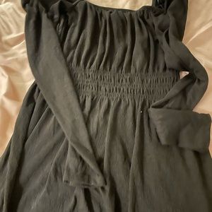 Off the shoulders black dress - size m